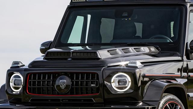 奔驰g级全新改装方案!黑红搭配,网友:比原版帅太多