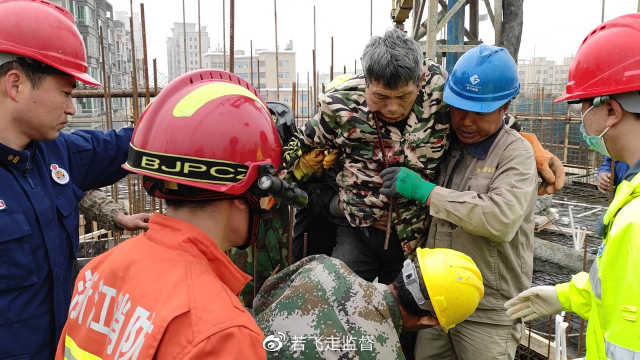 宜山某工地发生一起工伤事故