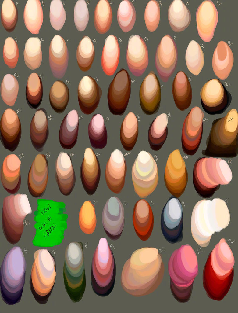 不错的一组色盘设计绘画配色收藏备用