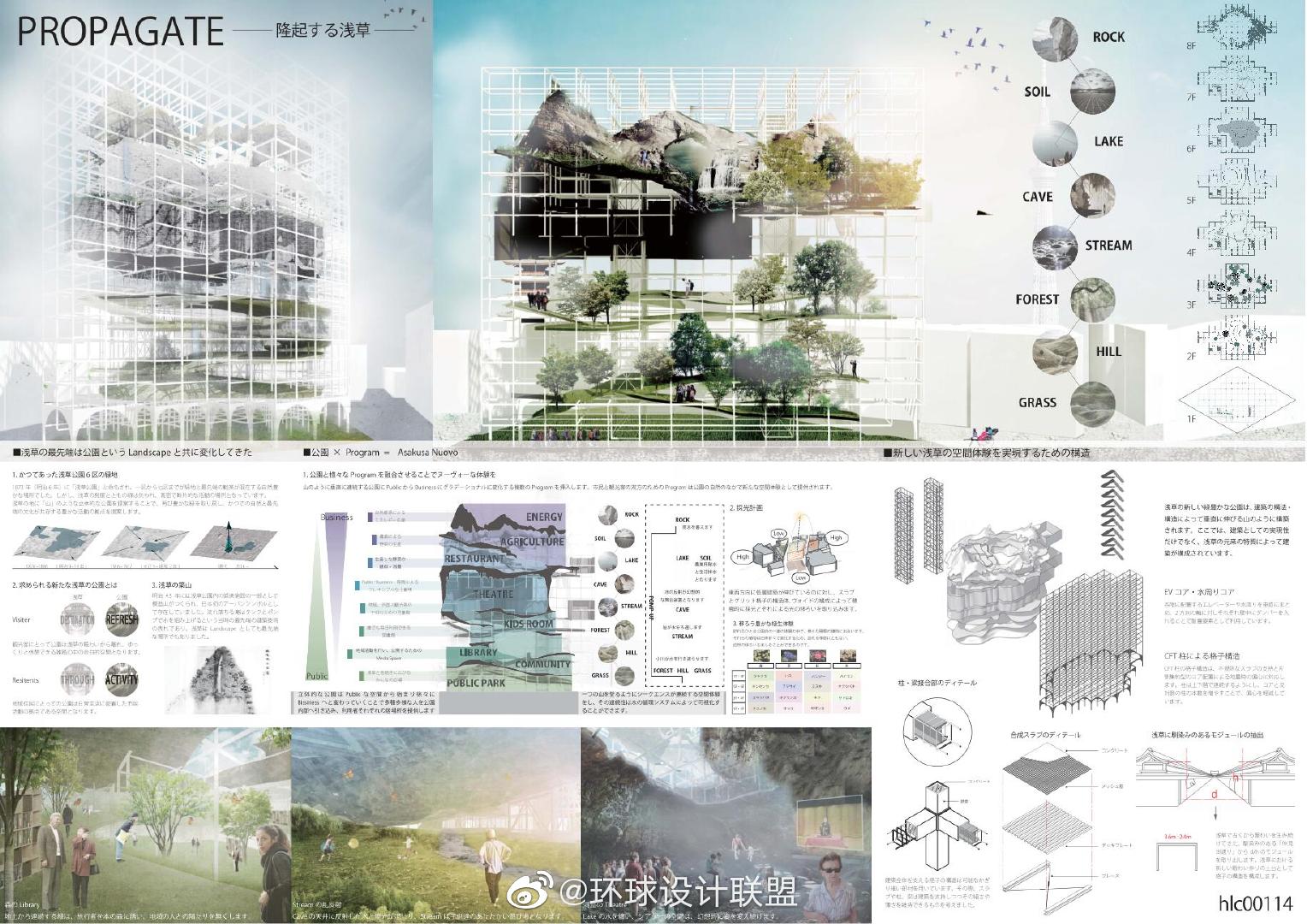 建筑设计丨竞赛展板