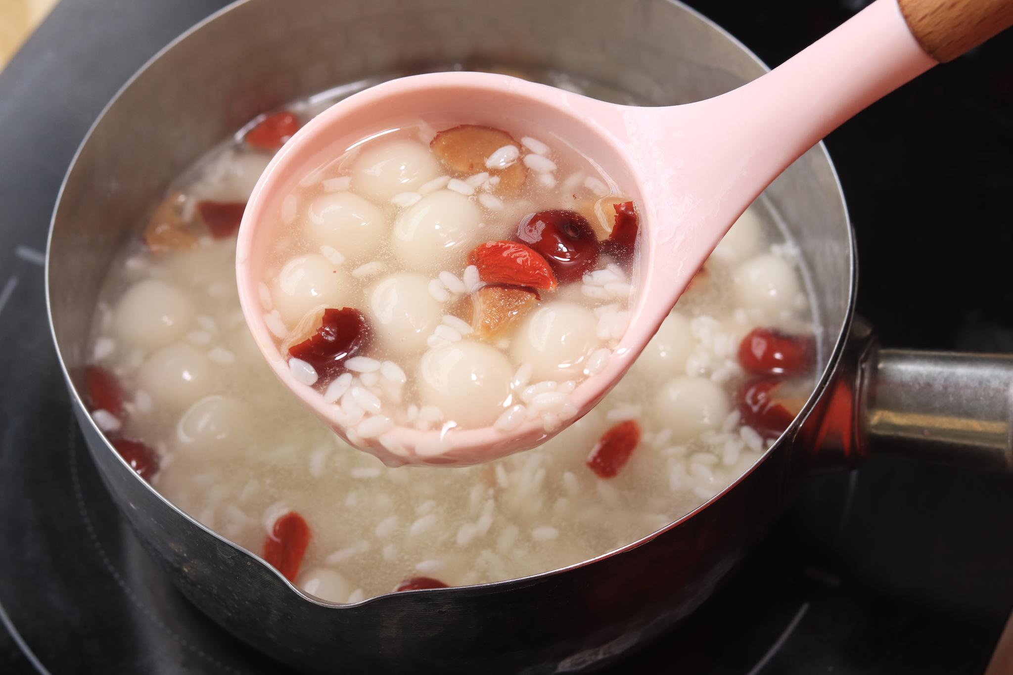 冬天里的小暖炉—山药酒酿甜汤,补中益气暖身,秋裤都能少穿一条