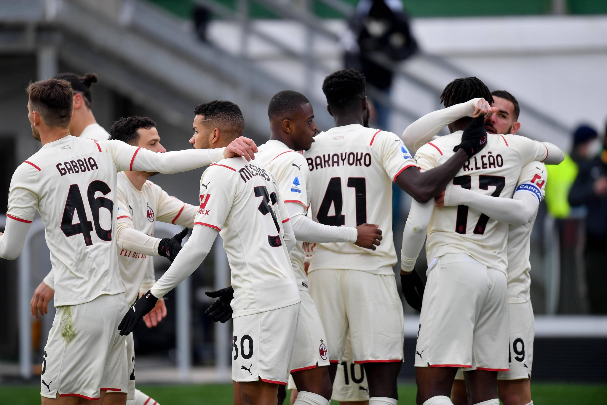 新华社照片,威尼斯(意大利),2022年1月10日1月9日,ac米兰队球员特奥