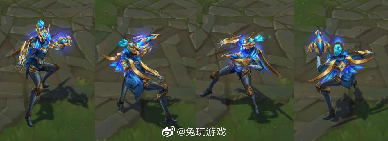 光明黑暗骑士系列皮肤原画模型