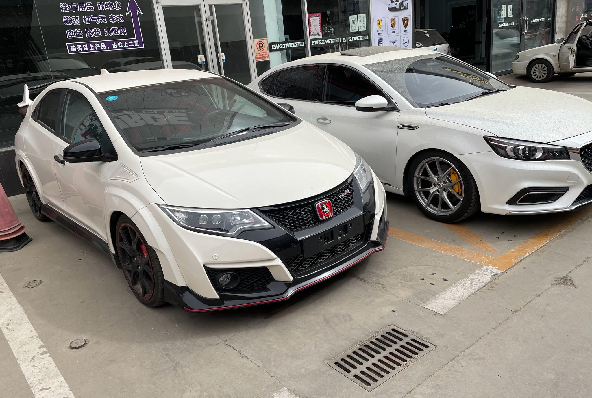 留个纪念吧……好走 本田思域type r fk2