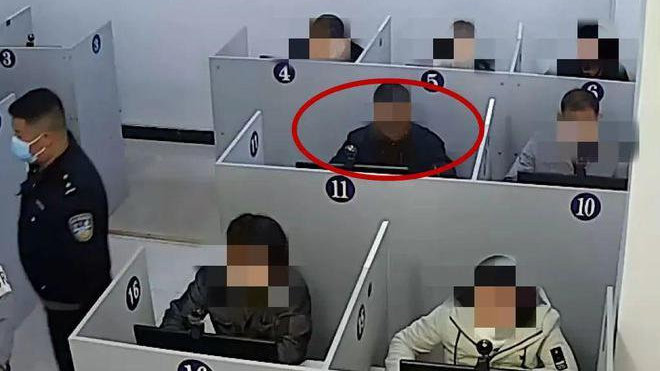 平利县一男子科目一理论考试“高科技”作弊,民警抓现行...|安康市|交通安全|机动车|驾驶证|陕西省_新浪新闻