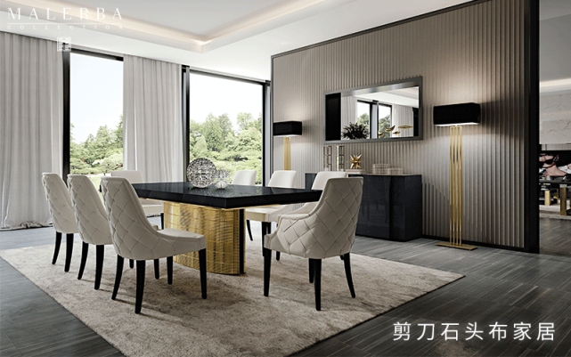 无法复制的优雅意大利malerba家具餐椅怎么样