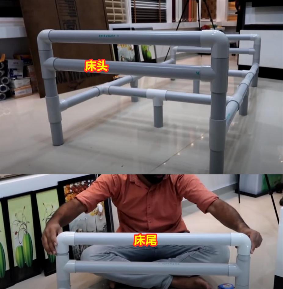 之后再铺上床垫即可,这样一个diy单人床才算完工