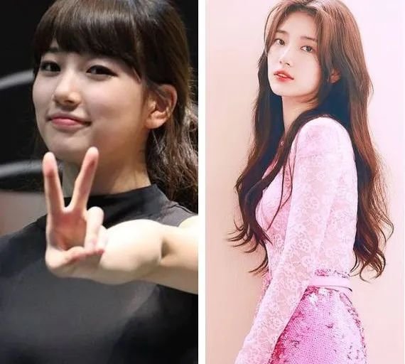 5年前后的秀智对比,这脸部变化有点大,瘦下来原来自己这么美