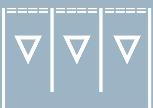 人行横道前的菱形标志图片