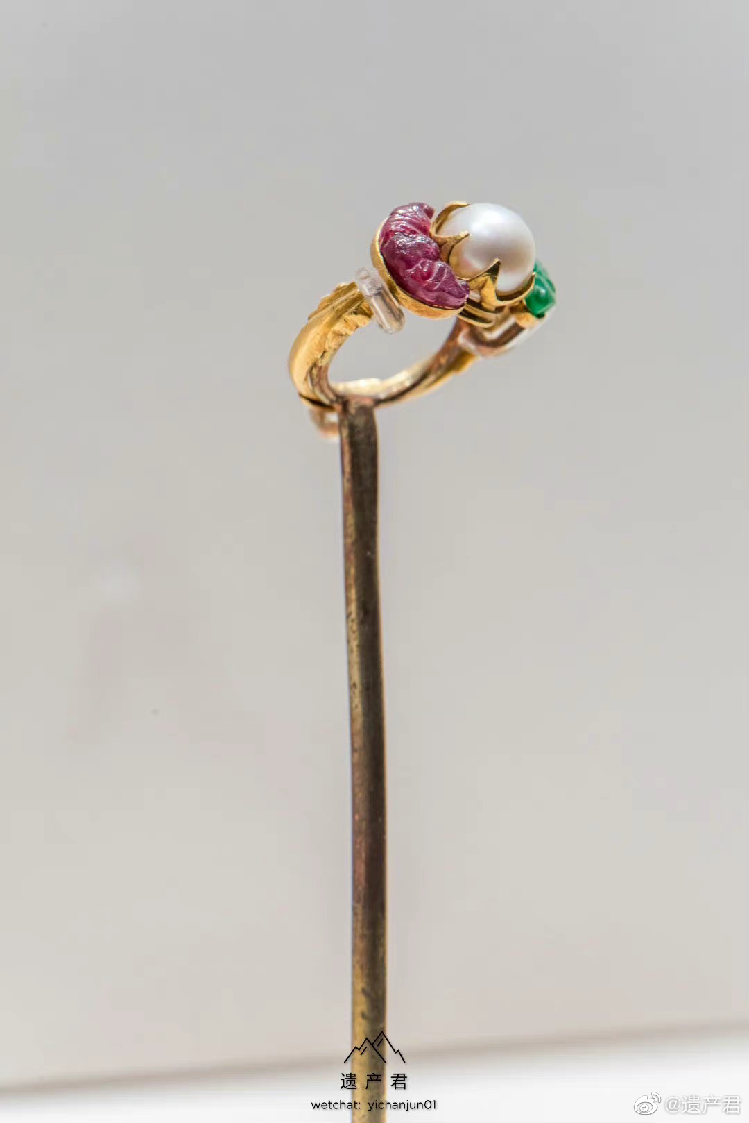 故宫博物院藏的各种清代镶宝石珍珠戒指__财经头条