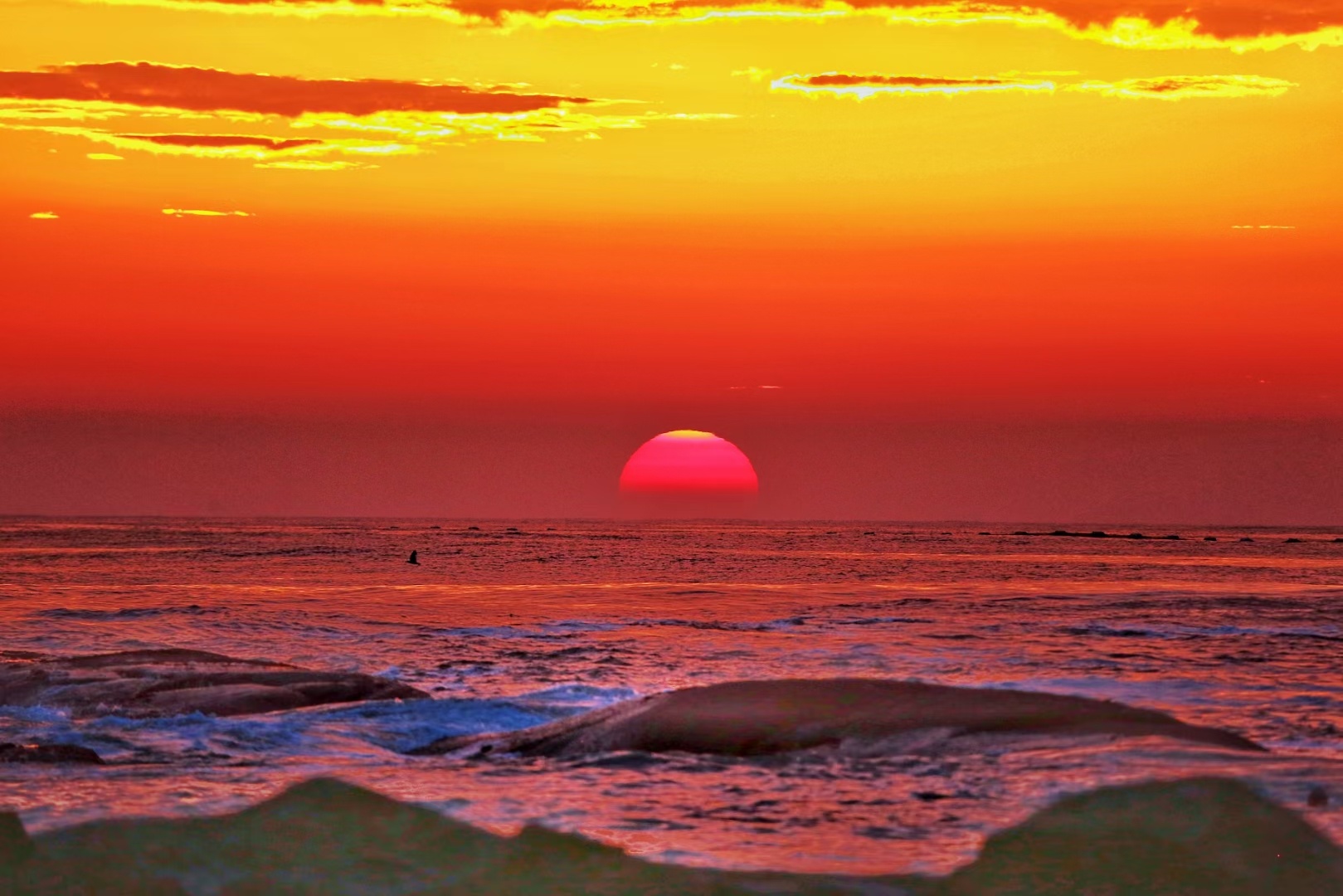 快乐其实很简单比如周末你突然间很想去看清晨的日出