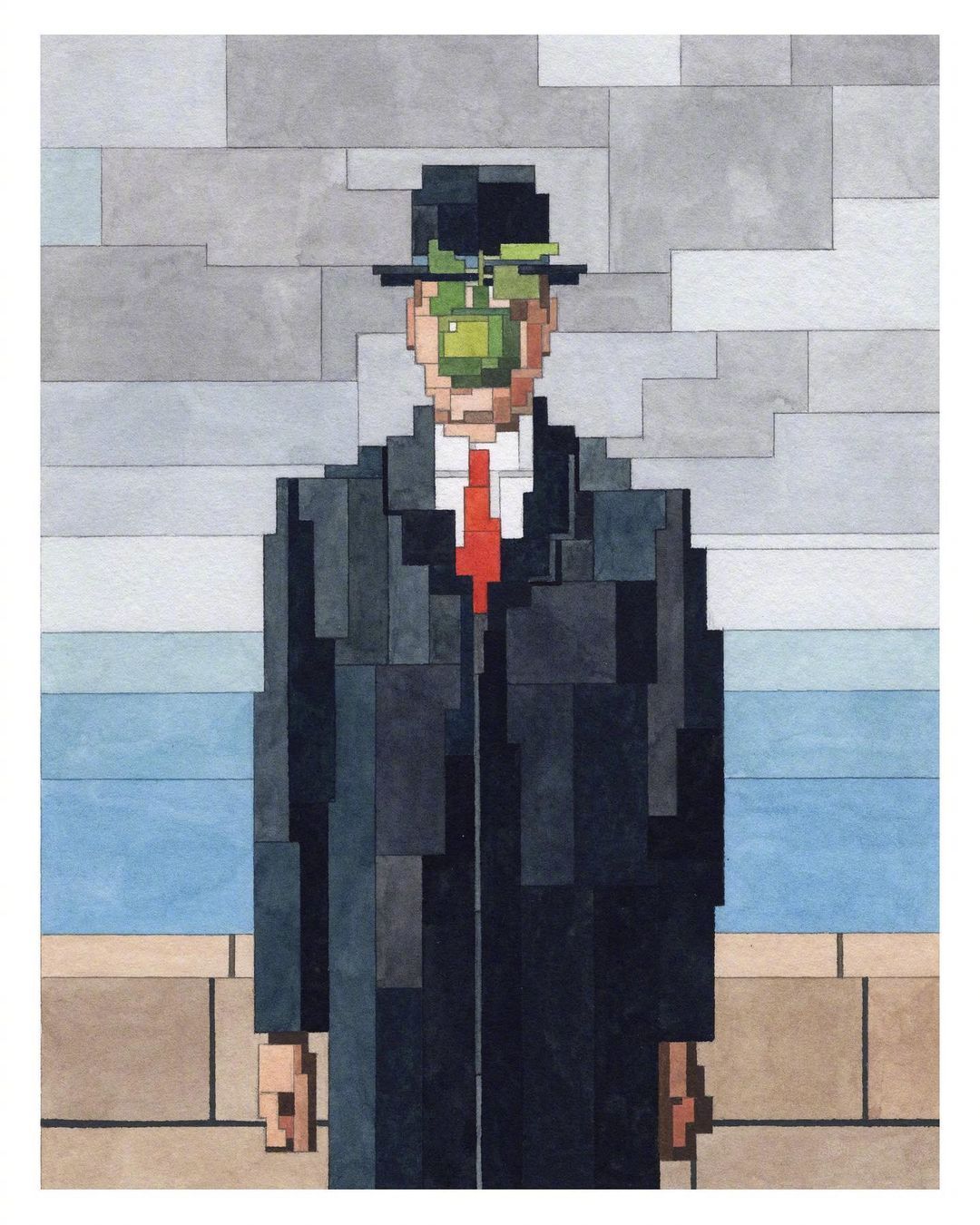 世界名画的重构,你能看出几个? adam lister