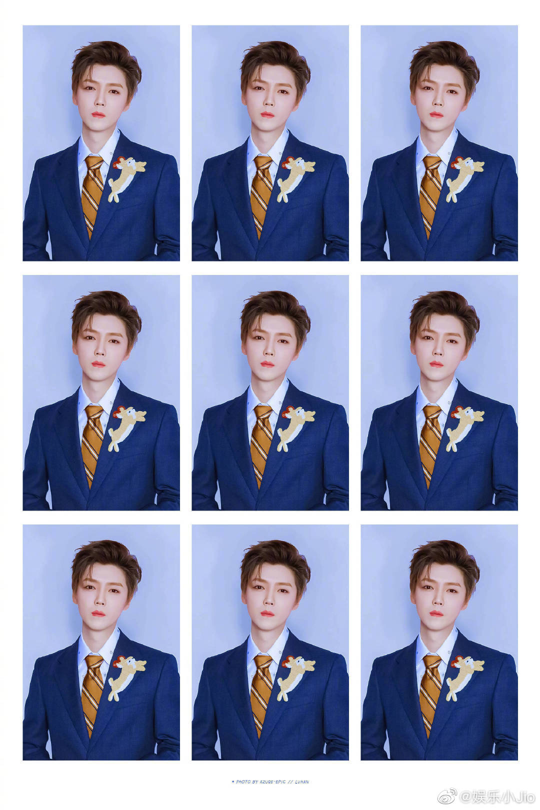 鹿晗证件照合集各种风格的证件先都值得收藏大家快来领取