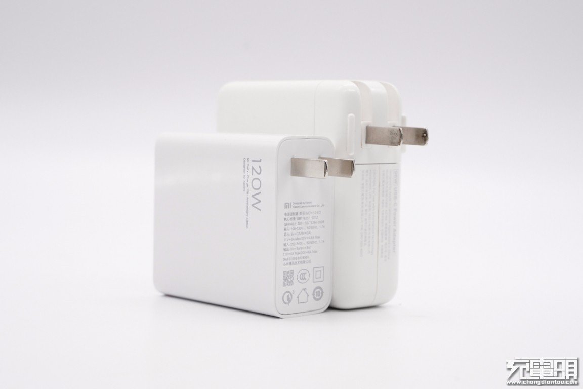 拆解报告:mi小米10至尊纪念版原装120w快充充电器mdy-12-ed