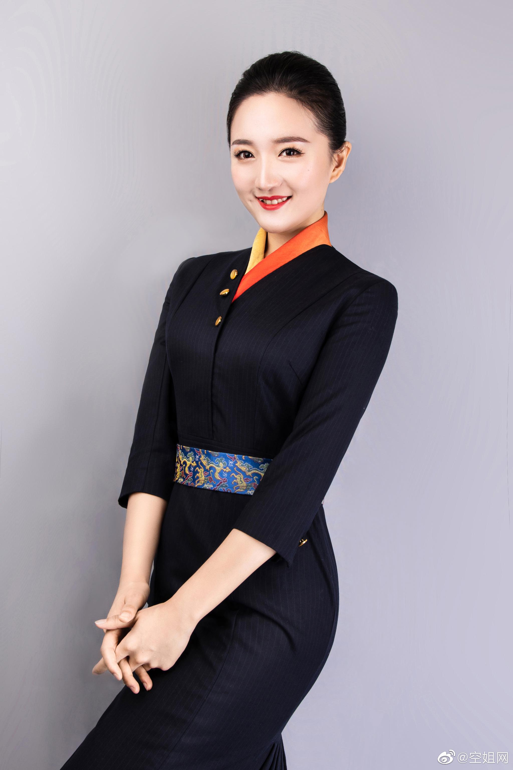 成都航空小姐姐。制服特色~