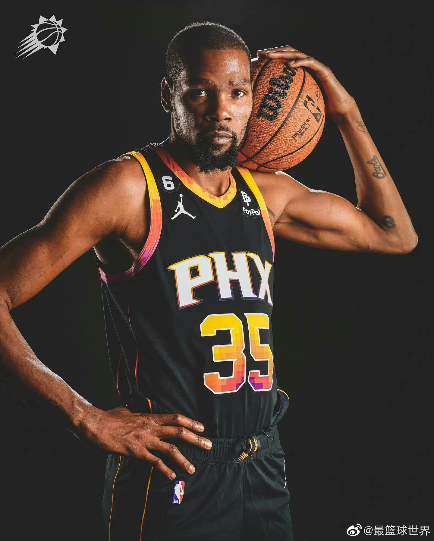 杜兰特太阳定妆照,kd还是帅的……__财经头条