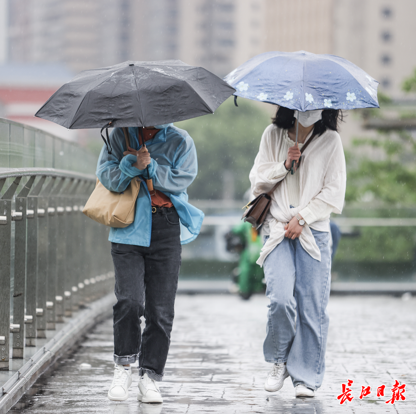 今明还会降温下雨出门请添衣带伞