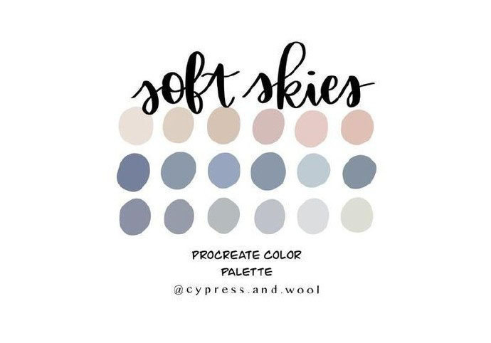 一组舒适好看的高级灰配色参考