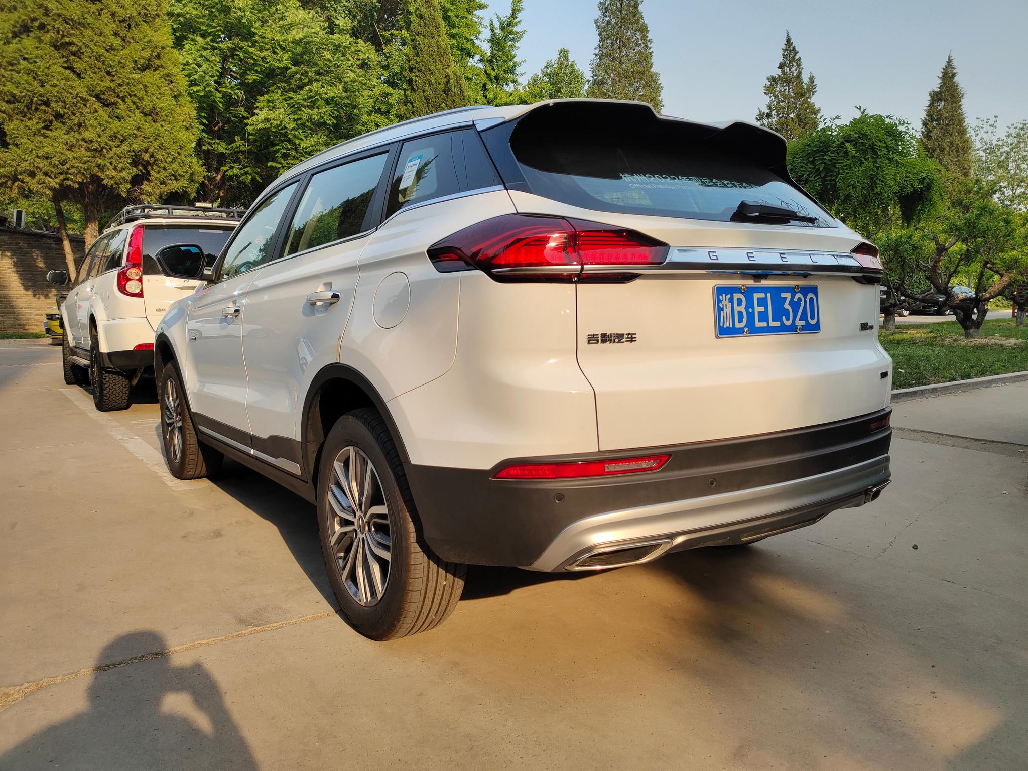 吉利博越pro四驱版,带bsg电机,博格华纳四驱.我喜欢的