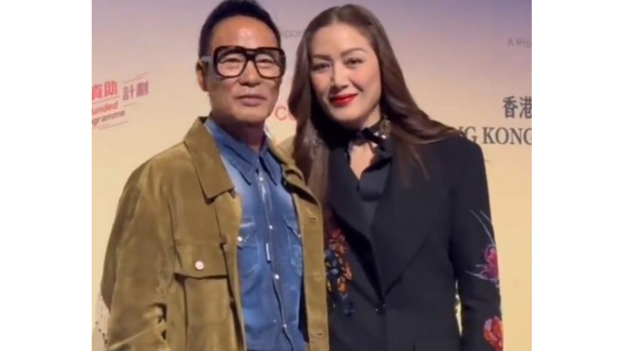 70岁任达华跌倒吓到老婆琦琦,现场回应:没事|任达华|琦琦|地毯_新浪新闻