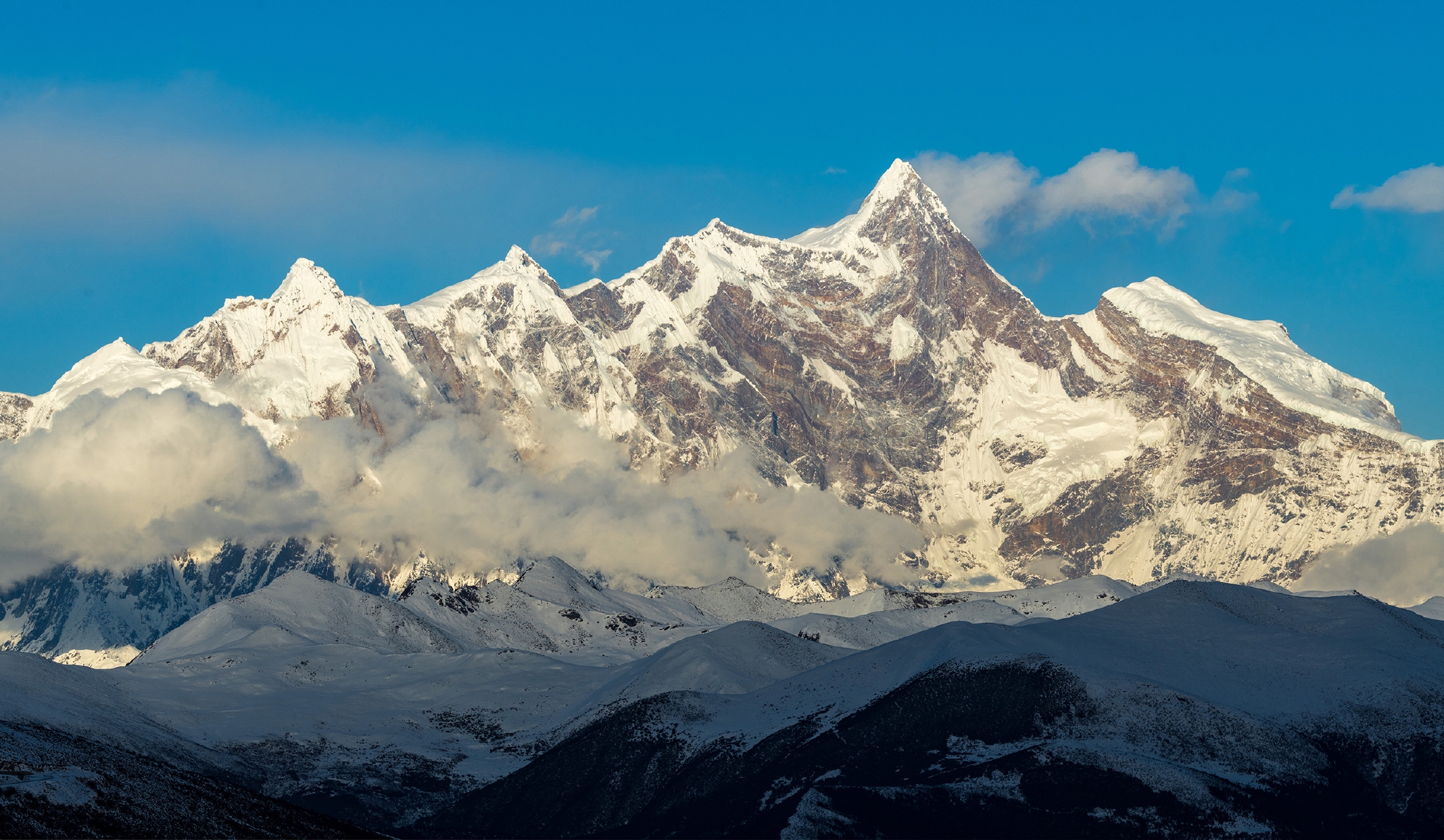 我们摄影团队经历了南迦巴瓦的精彩全过程_高清图集_新浪网