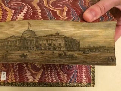 “书口绘画”的历史可以追溯到1660年……|绘画_新浪新闻