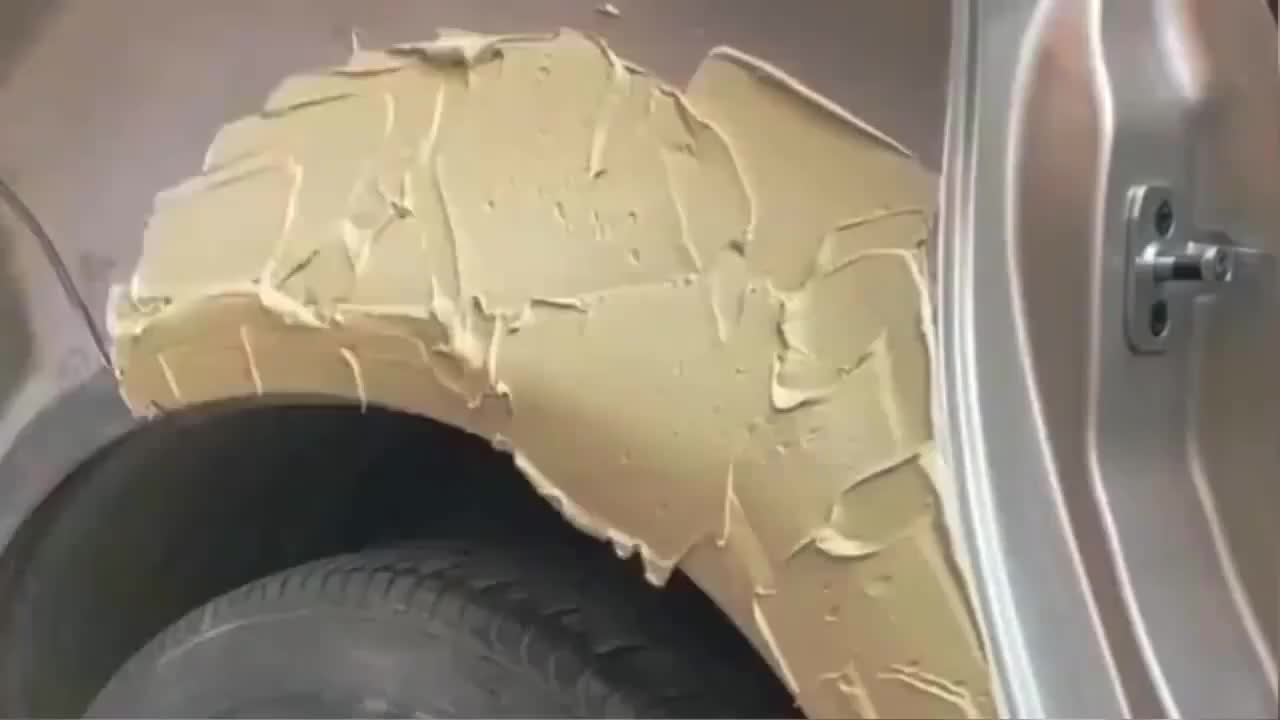 农村二手车贩子真厉害,车身刮腻子也会刮!-新浪汽车