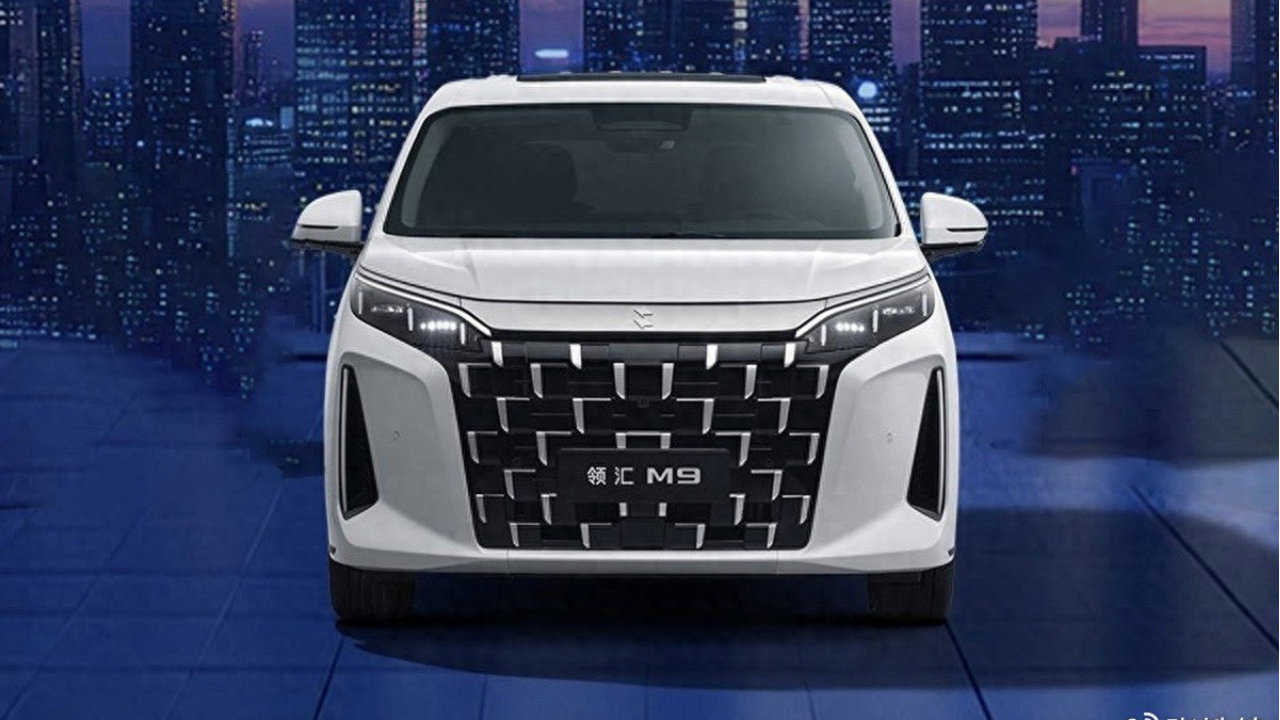 比亚迪全新品牌，领汇MPV官图，新车标，7座，侧滑门，车长5145mm