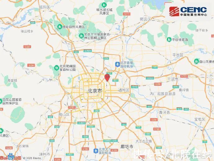 北京朝阳发生2.7级地震休闲区蓝鸢梦想 - Www.slyday.coM