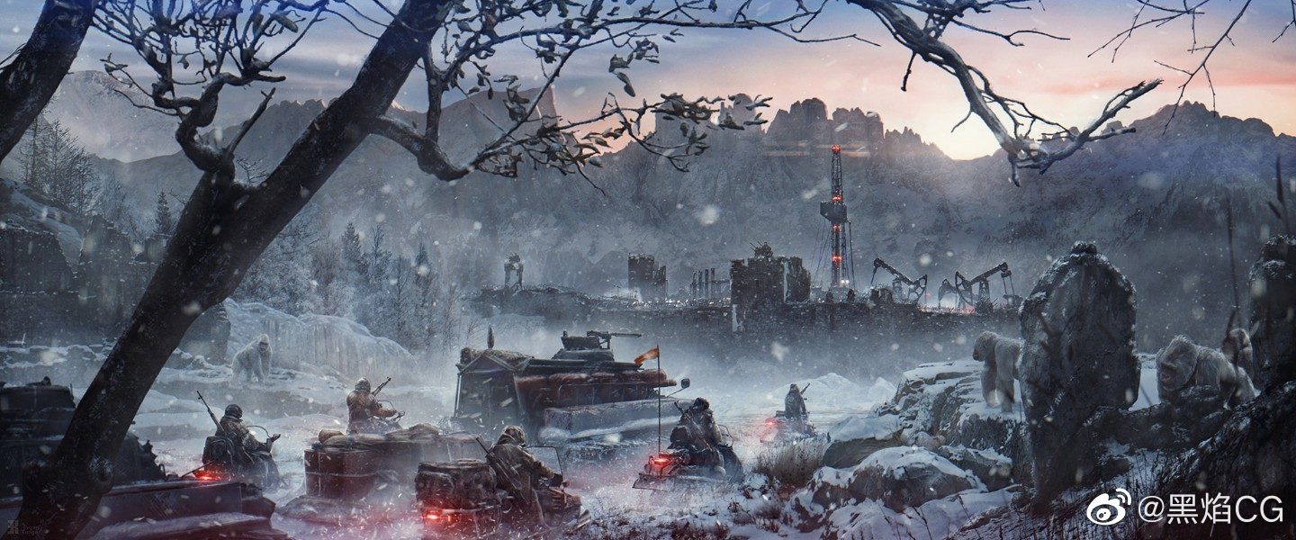 a站俄罗斯大神evgenij kungur 未来感末日废墟场景 作品分享__财经