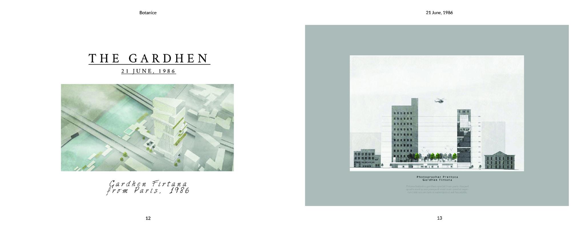 建筑作品集排版参考