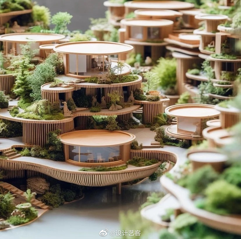 坡地别墅营造山林中的童话