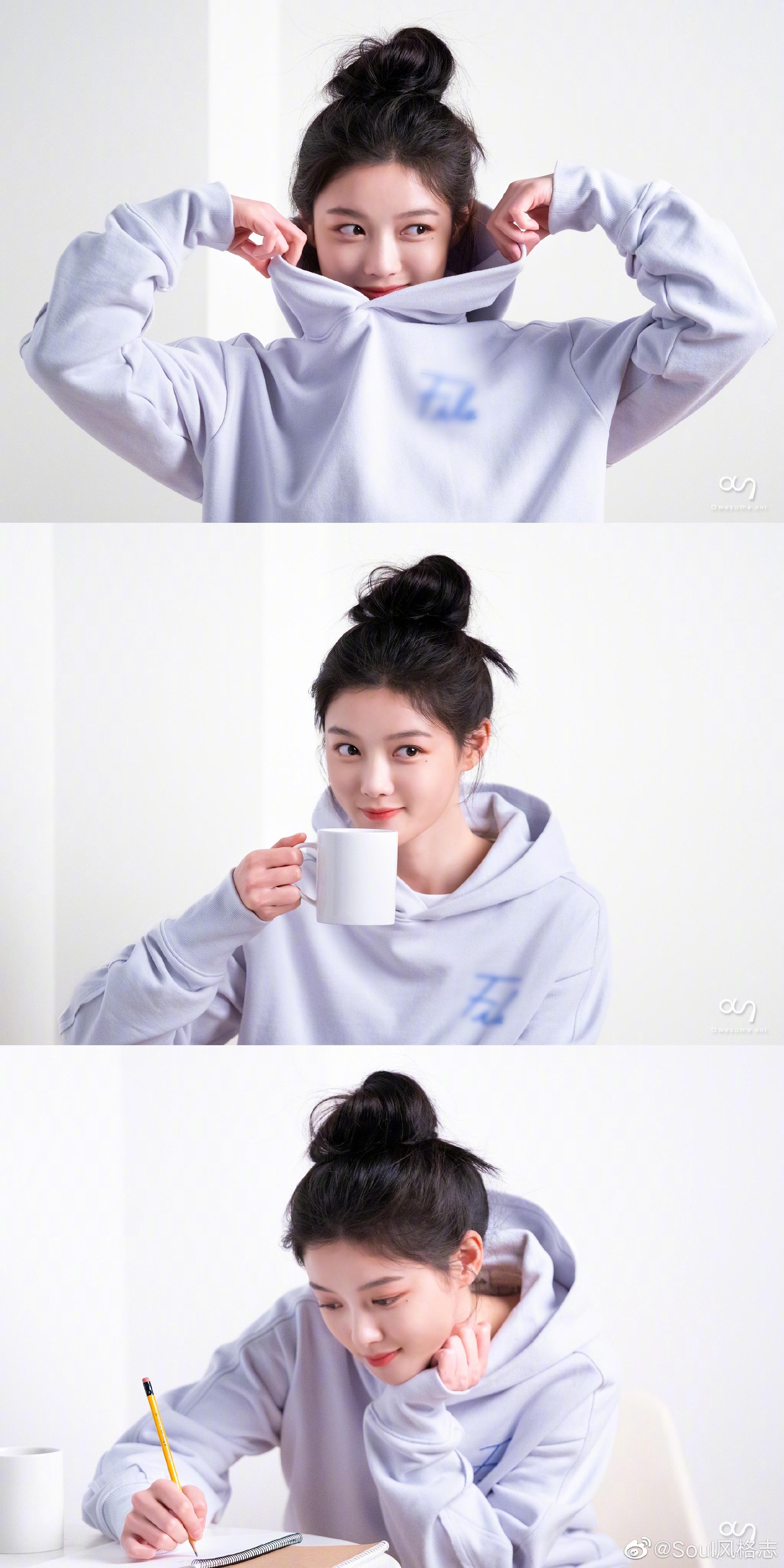 金裕贞最新画报拍摄花絮图灵动又俏皮的少女颜