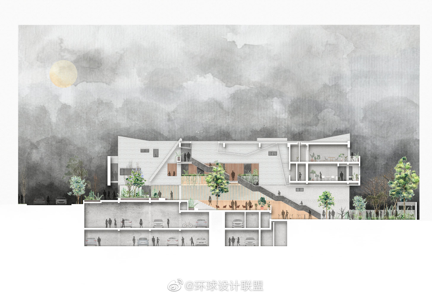 建筑剖面图表达