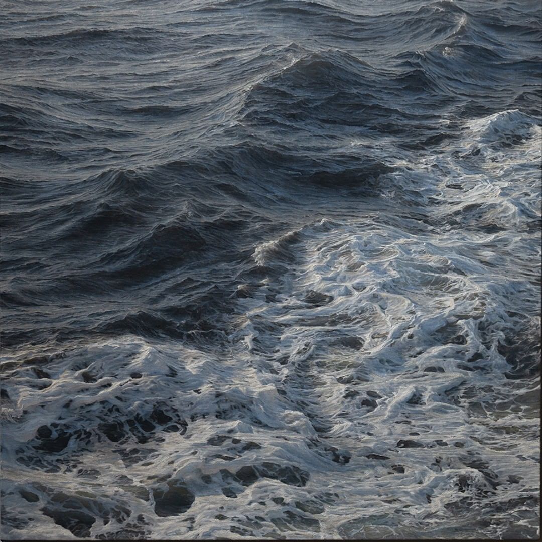 这些海浪并不是照片,而是出自艺术家 ran ortner 之手的油画