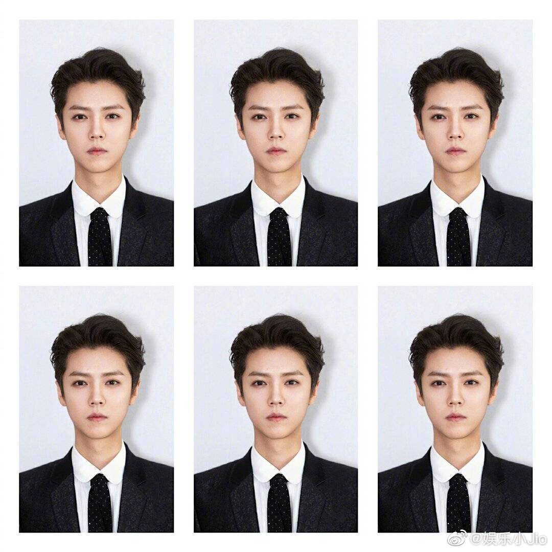 鹿晗证件照合集各种风格的证件先都值得收藏大家快来领取