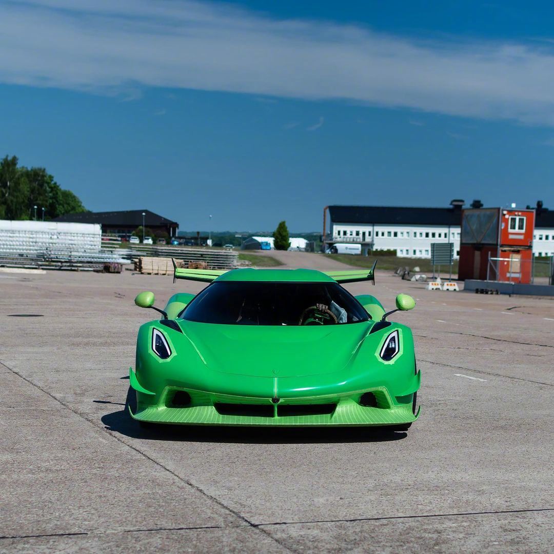 柯尼赛格koenigsegg jesko 绿色/白色幽灵