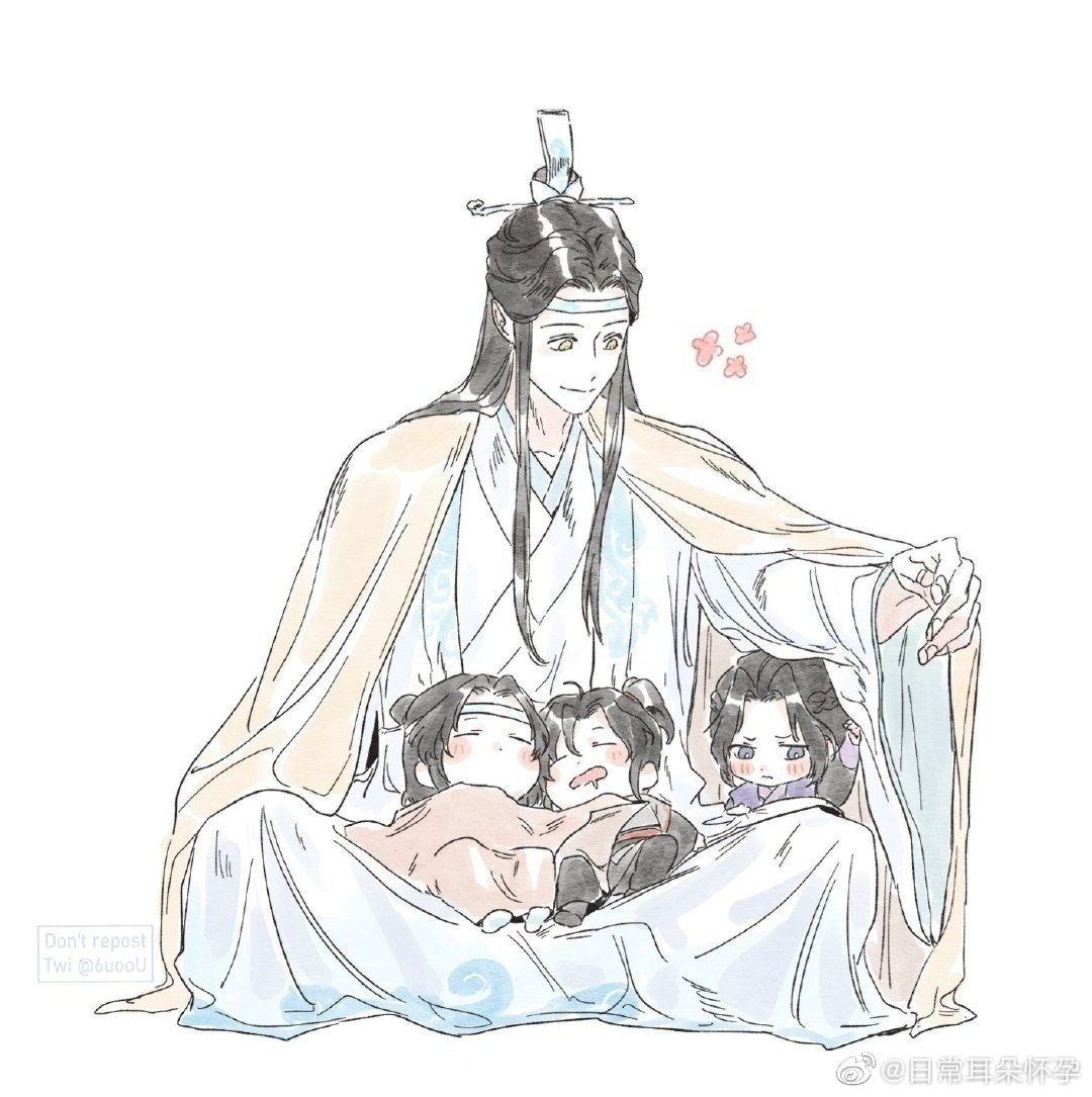 带娃大户蓝曦臣_高清图集_新浪网