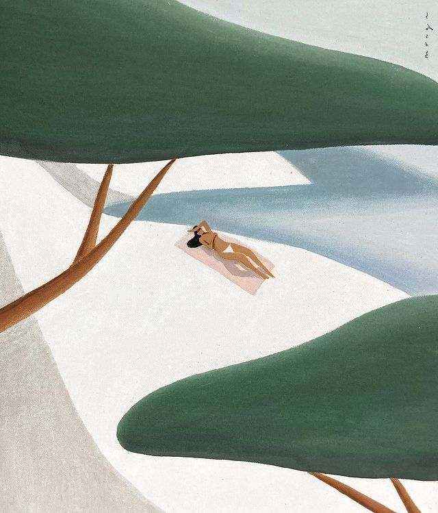 法国插画家 quentin monge 惬意生活