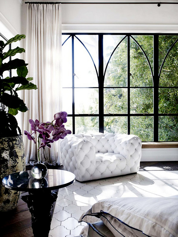 窄框落地窗复古的愉悦