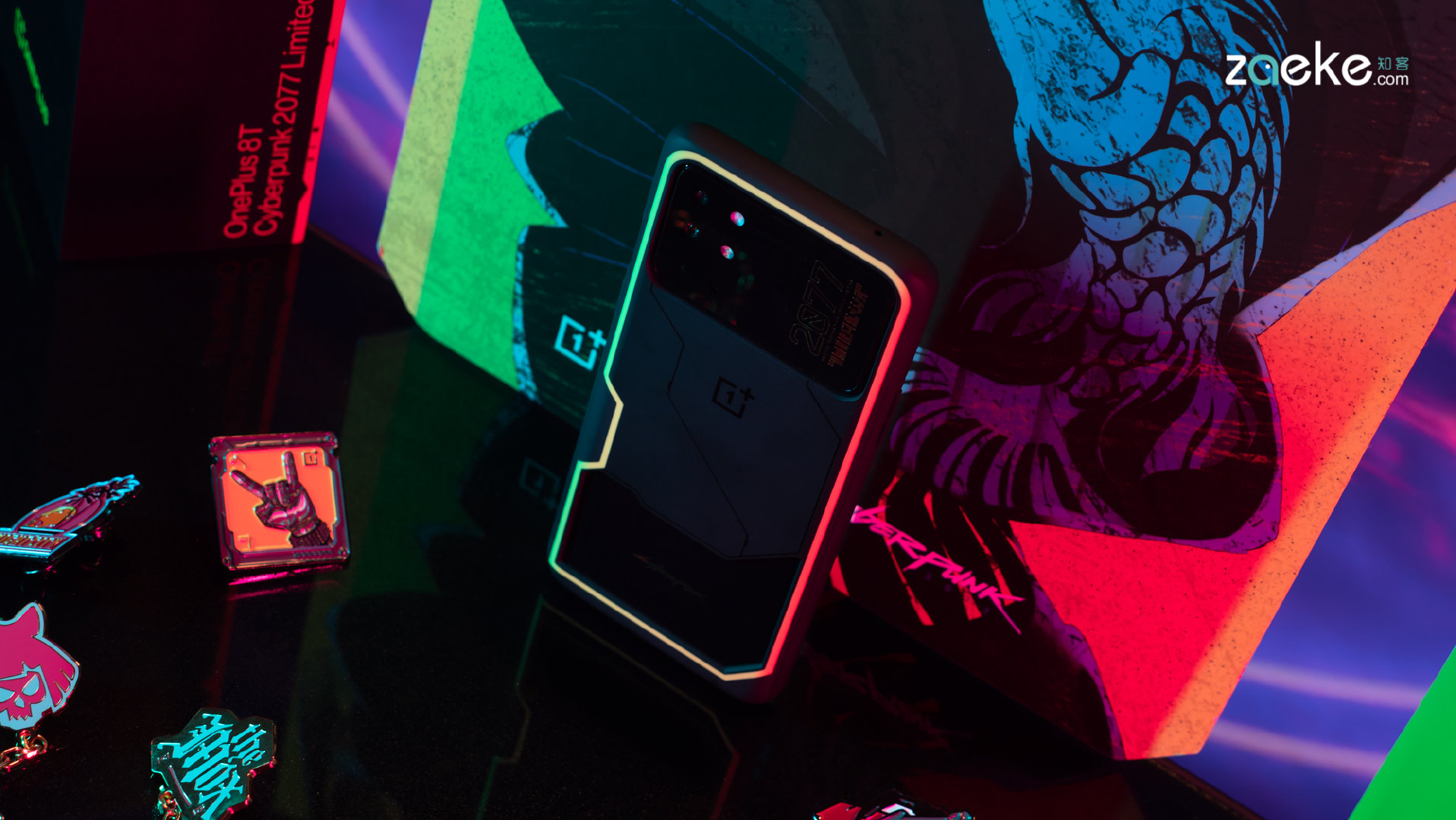 一加8t赛博朋克2077限定版图赏欢迎来到夜之城