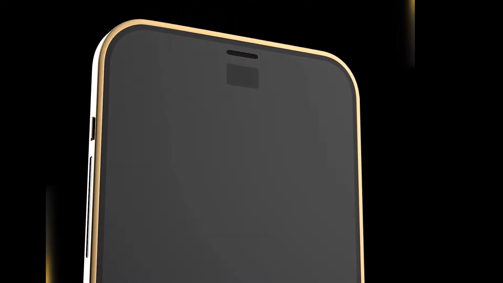 iphone13猜想图l型模块包含五镜头屏幕中间有方形打孔