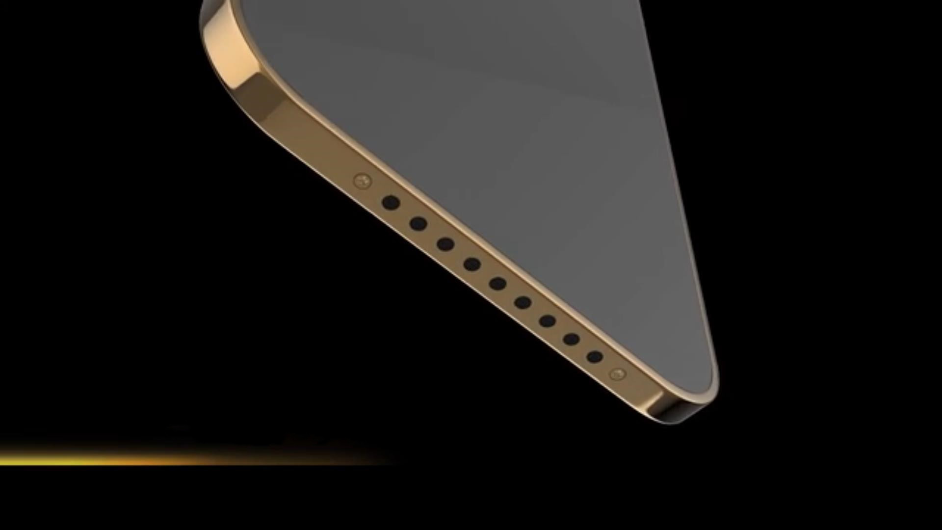 iphone13猜想图l型模块包含五镜头屏幕中间有方形打孔