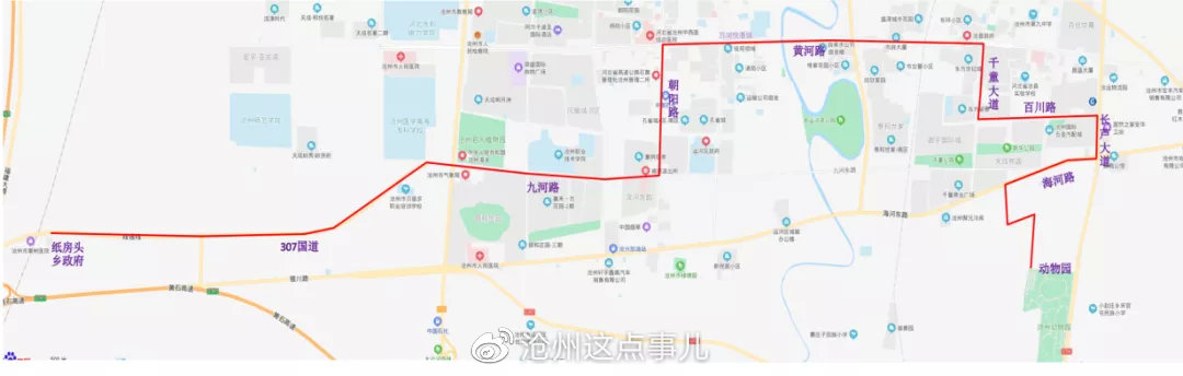 226路由动物园发车至黄河路与朝阳路交口,左转至朝阳路恢复原线路运行