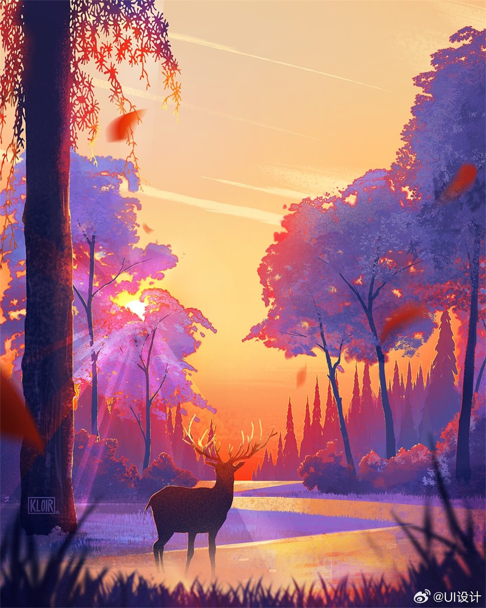 极具梦幻的景观插图