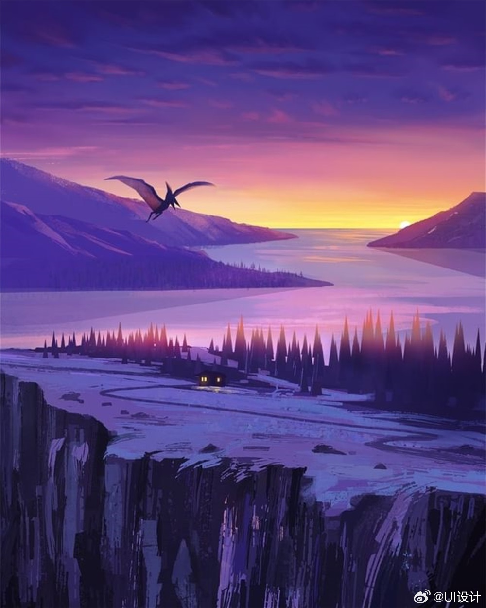 极具梦幻的景观插图