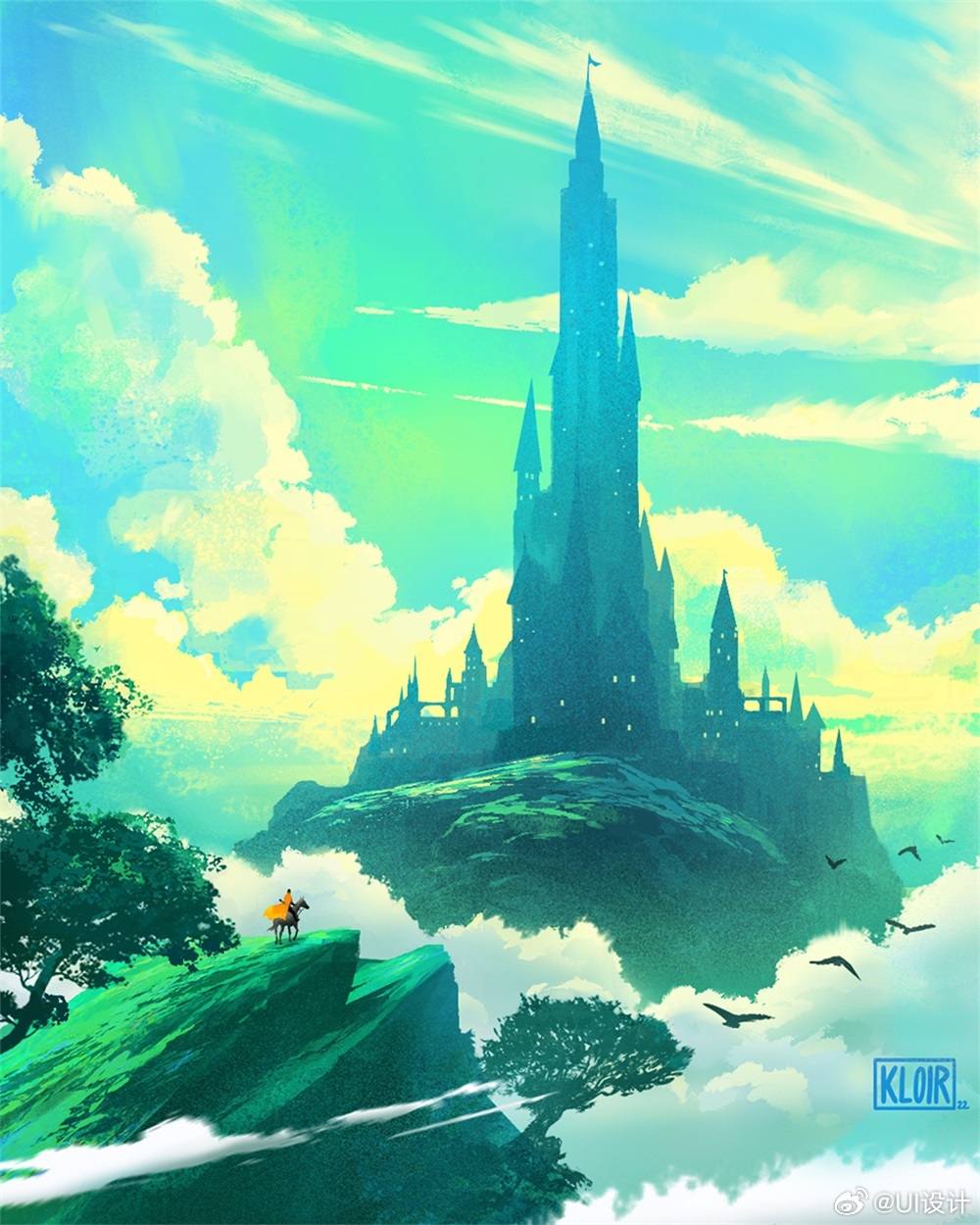 极具梦幻的景观插图