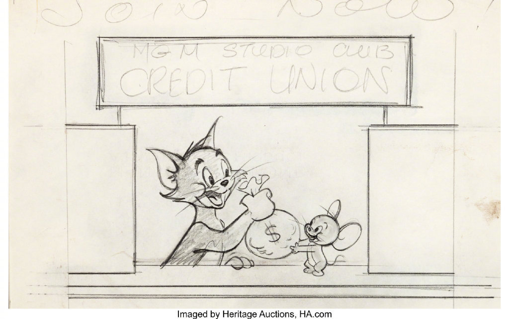 猫和老鼠动画设计稿