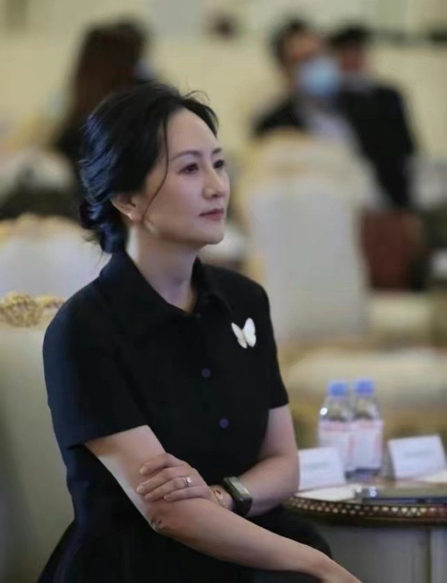 50岁孟晚舟高调回母校演讲！穿少女粉戴10万的胸针，美成名媛标杆|孟晚舟|胸针|母校_新浪新闻