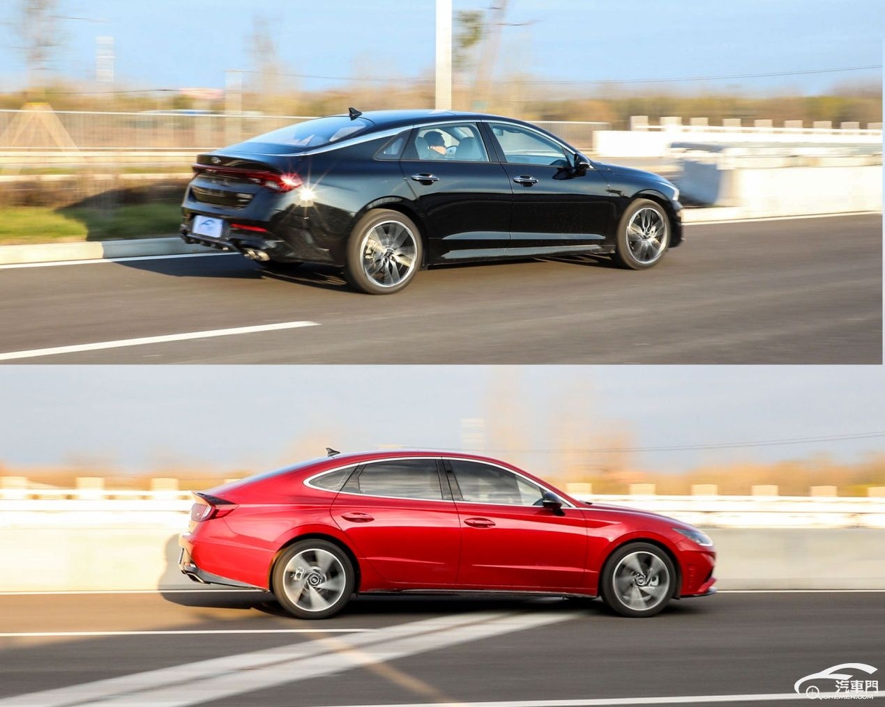 亲兄弟明较量 全新k5凯酷对比索纳塔10